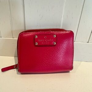 Kate Spade Vibrant Pink Leather Wallet